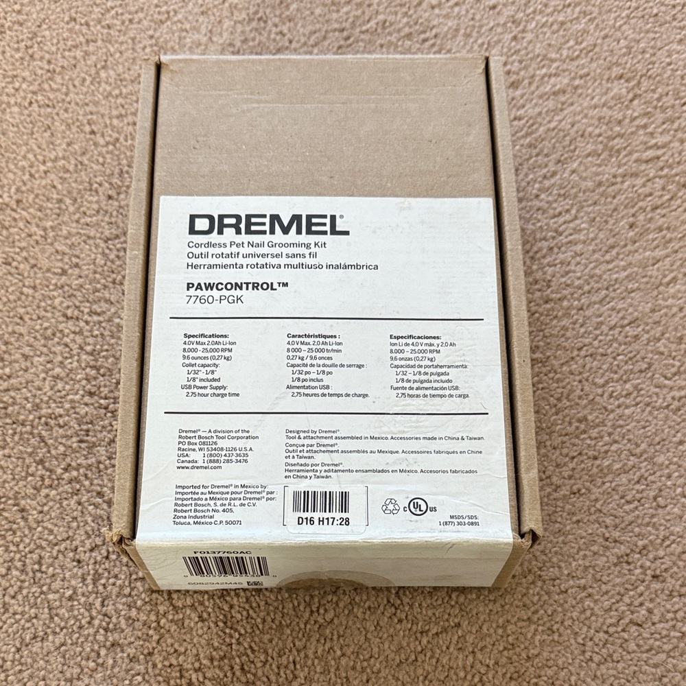 Dremel Pet Grooming Rotary Tool Kit in Black and Silver - Picture 9 of 10